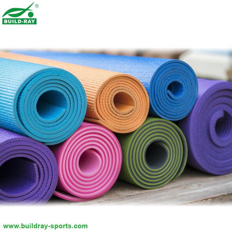 Exercise & fitness yoga mat, PVC, rubber, TPE